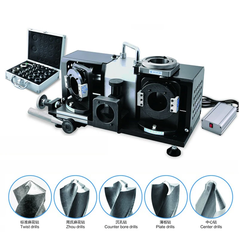 F1-20 Drill Sharpener Machine  Grinding Machine 2-20mm 5 in 1 Bit Grinder Automatic sharpener full set