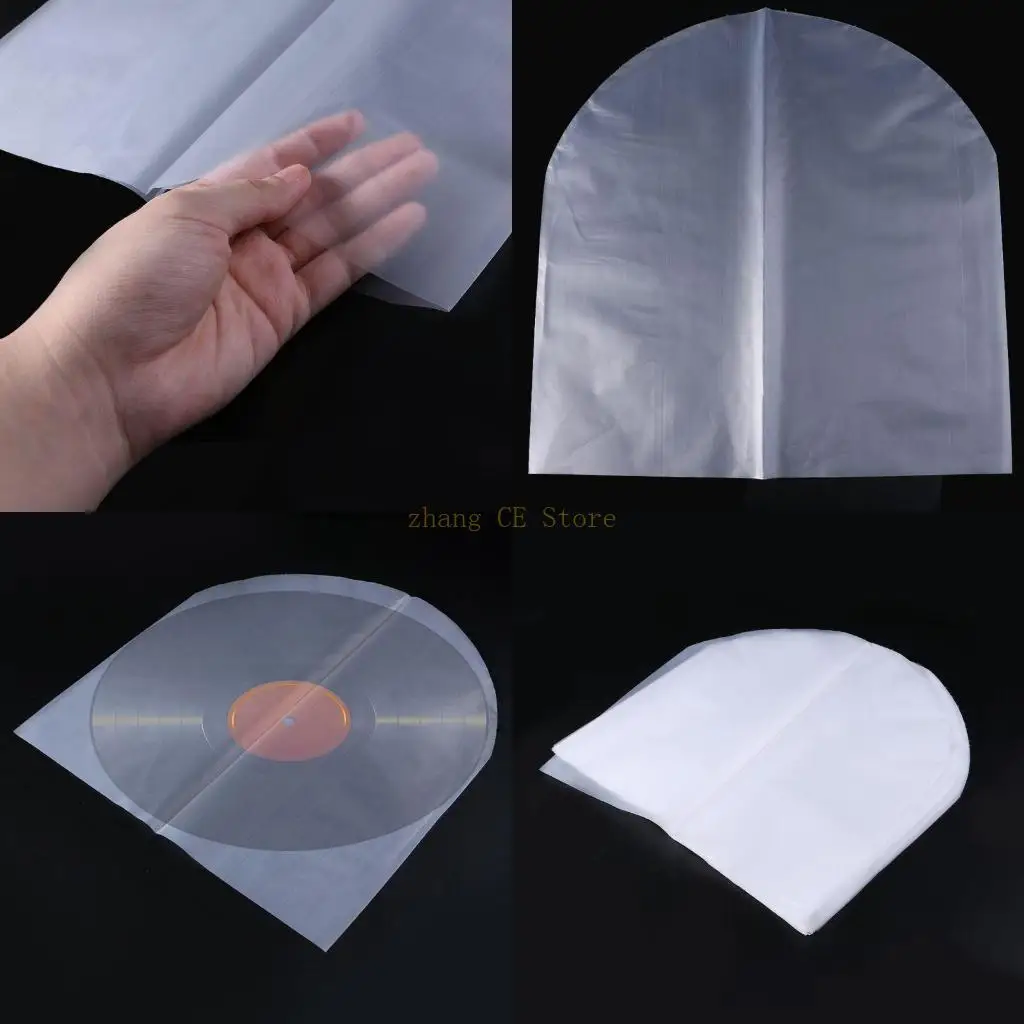 M5TD 100pcs Антистатический пластиковый внутренний держатель для Vinyl для защиты мешков для хранения.