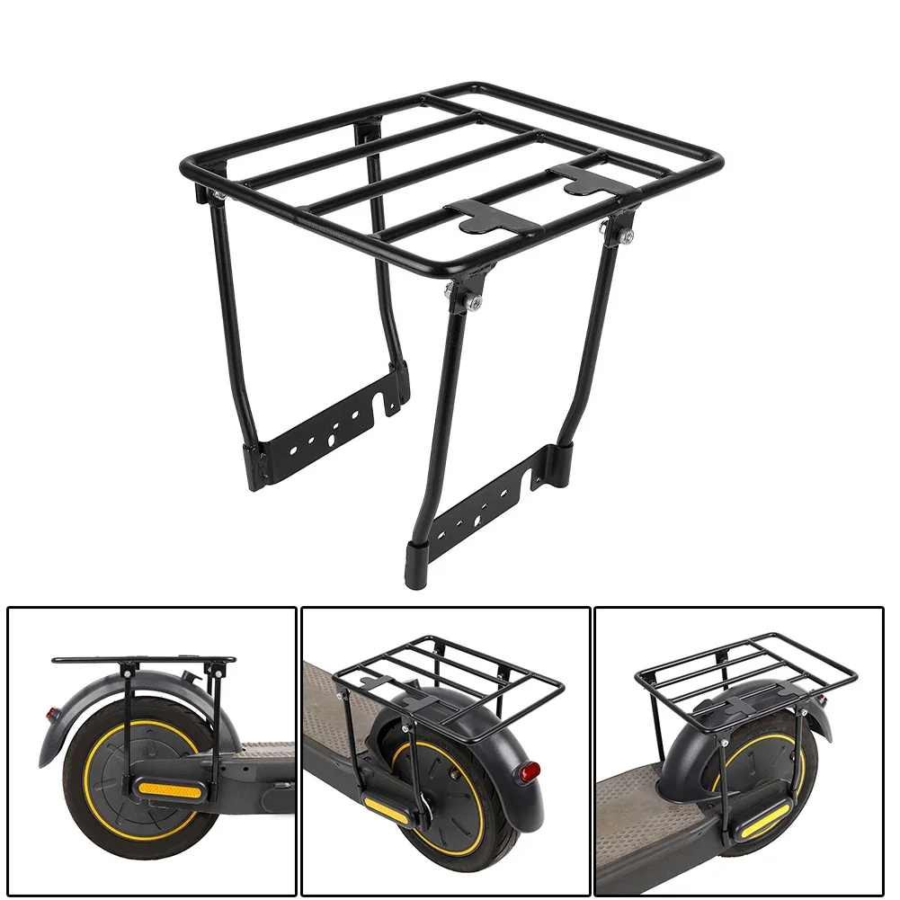 

Electric Scooter Rear Rack for Ninebot Max G30 Foldable Model Designed for Cargo Carrying with Anti Scratch Coated Steel