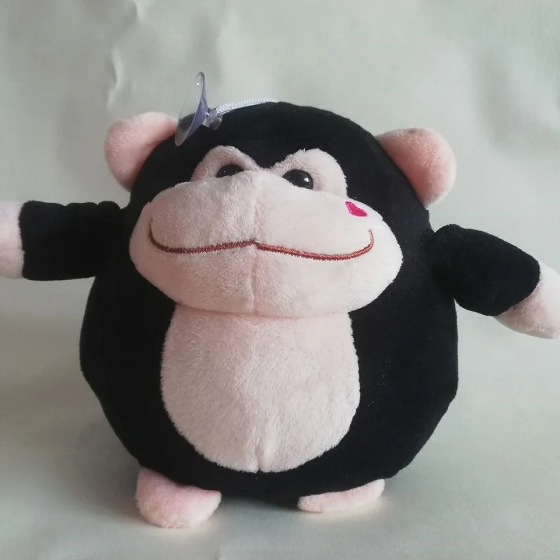 Lovely Monkey Plush Toy About 25x20cm Cute Black Orangutan Soft Doll Baby Toy Xmas Gift s2178