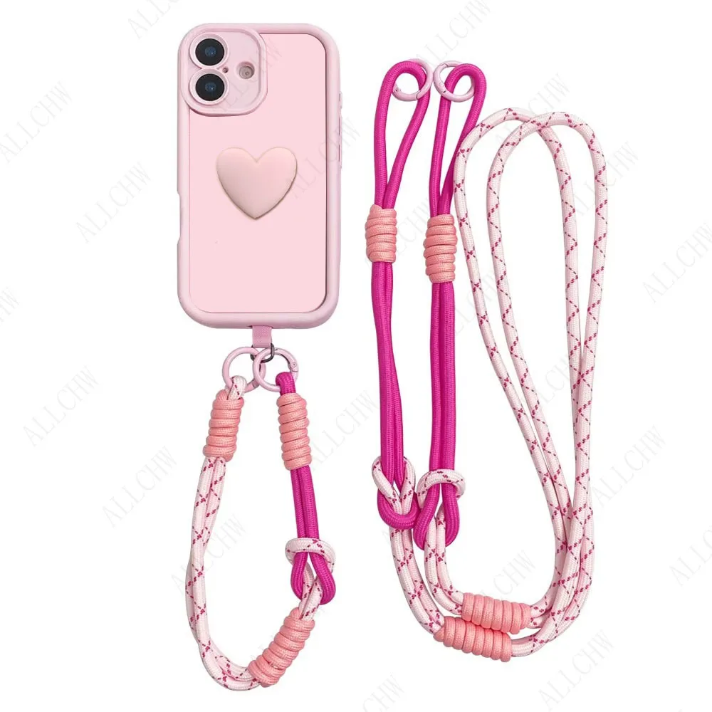 Crossbody الحبل شريط للرسغ الحال بالنسبة لسامسونج غالاكسي A51 A71 4G A21s A31 A03S 2019 للصدمات لينة سيليكون الغطاء الخلفي A 51 71