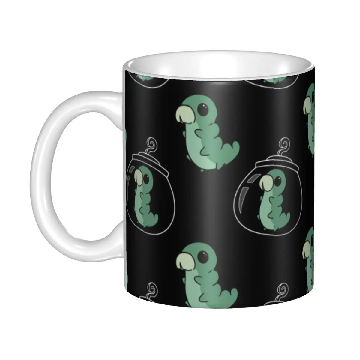 

Hollow Knight Grub Pattern Mug Funny Ceramic Coffee Cups Tea Mugs Milk Cup Drinkware Gifts for Woman Man