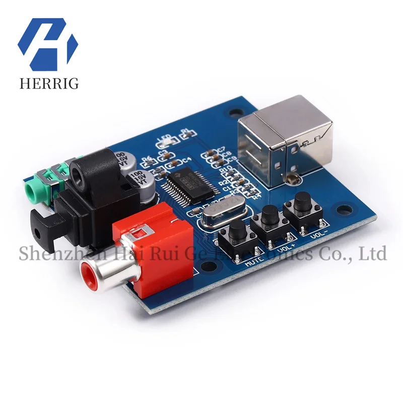 PCM2704 USB كارت الصوت DAC فك USB المدخلات المحورية الألياف HIFI كارت الصوت فك المتحمسين