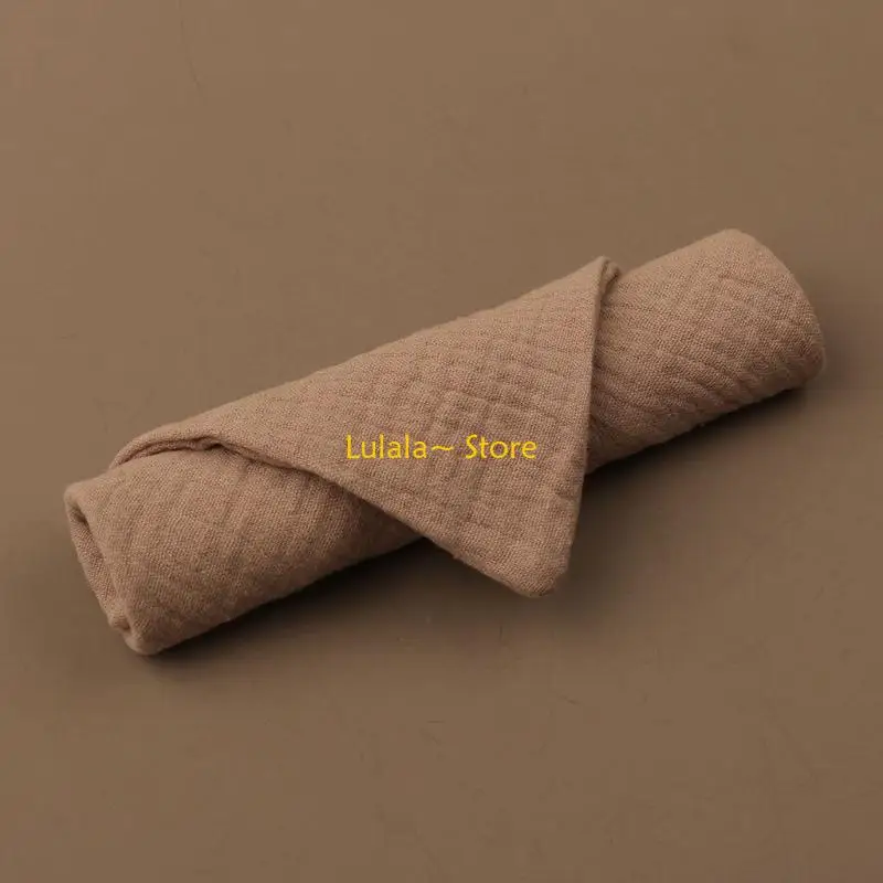 

Y4QA Cotton Face Towels Bibs for Newborn with Sensitive Skin Perfect for Baby Registry Natural Muslin Towels 9x9inches