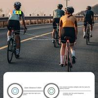 A12E-ROCKBROS Smart Brake Sensing Bike Tail Light Ipx6 Waterproof LED USB Rechargeable Bicycle Rear Light Cycling Accessories R5