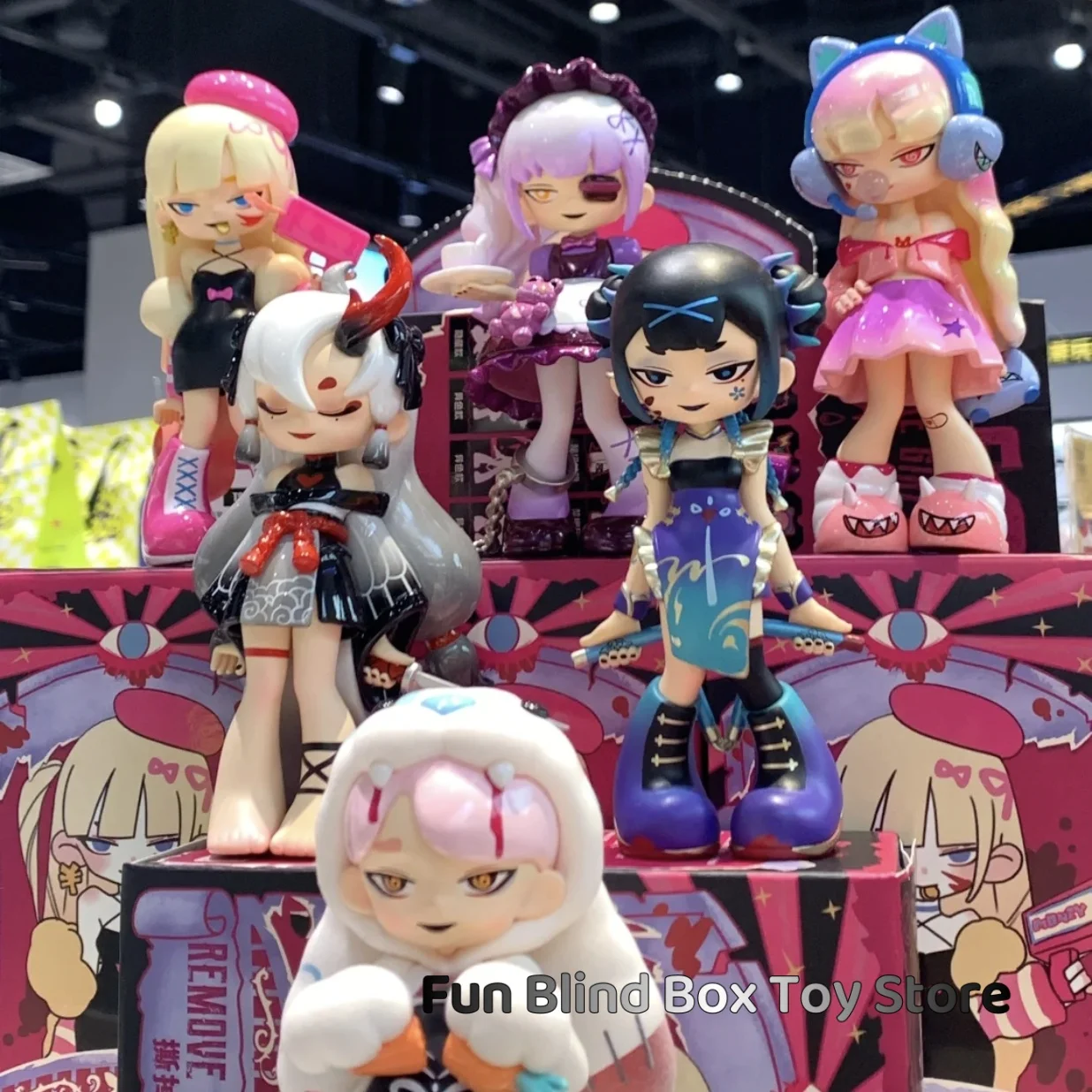 

Подлинная слепая коробка Yandere Girls Gen.2 Remove The Lable Series, готический стиль, аниме-фигурка, модель куклы, игрушки, декор стола, подарки
