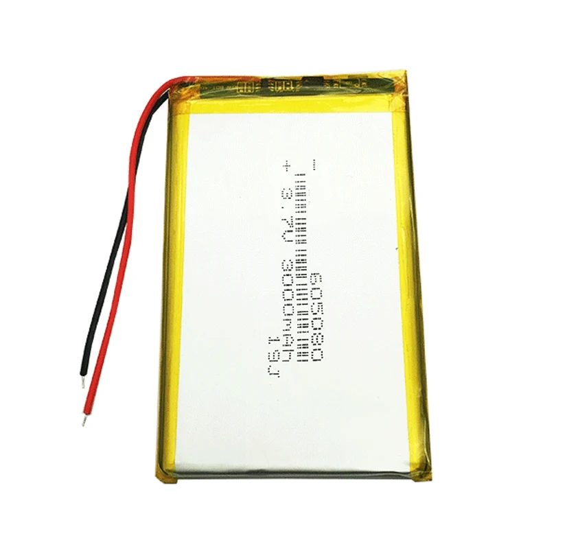 605080 3000mah 3.7V Lithium Polymer Battery For Power Bank Handheld Fan LED Light Humidifier Rechargeable Li-polymer Batteries