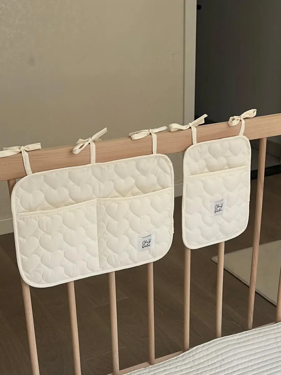 قطعة واحدة من حقيبة تخزين حفاضات الأطفال البيضاء، حقيبة تخزين ألعاب الأطفال المحمولة