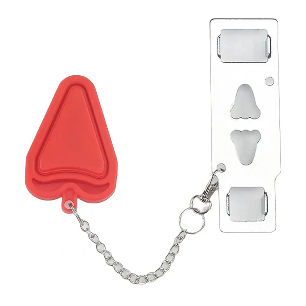 Metal Door Lock Portable Door Lock for Home Travel Security No Drilling Door Stop for Privacy Additional Safety Device for Hotel