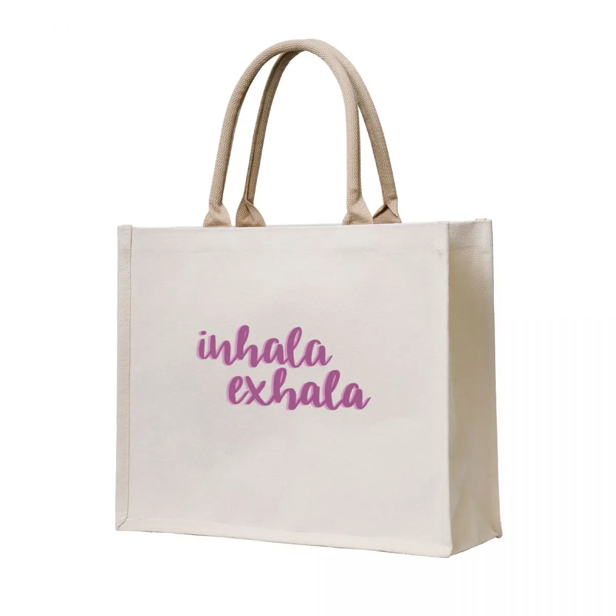 

inhala exhala Tote Bag cute tote bag Portable shopping bag reusable shopping bags Shopper