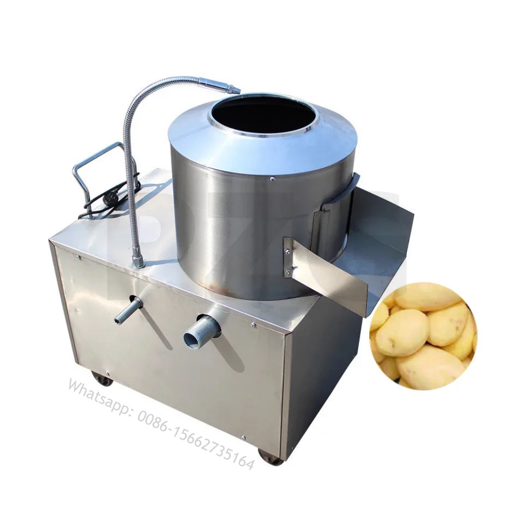 Commercial Electric Potato Taro Ginger Carrot Peeler Machine Potato Peeling Washing And Cleaning Machine