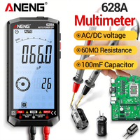 Digital Multimeter 6000 Counts Portable Volt-amp-ohm Meter ANENG 628A Type-C Lithium Charging DIY Repair Home Electrician Tools