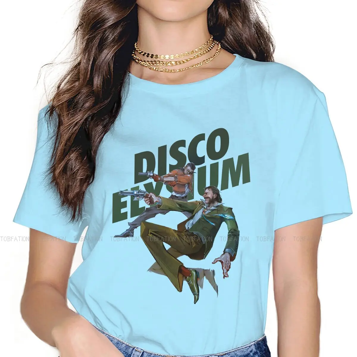 Creates An Artist Things to Emotion Evoke  Special TShirt for Girl Disco Elysium Revachol RPG Game  T Shirt Stuff Hot Sale