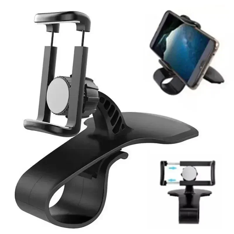 Car Phone Holder Stand Universal Dashboard Car Clip Mount GPS Bracket Car Mobile Phone Support in Car For iPhone Xiaomi Samsung image 3