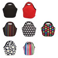 Handbag Portable Lunchbox Reusable Neoprene Travel Lunch Bag Handheld Universal Insulated Dinner Bags Daily