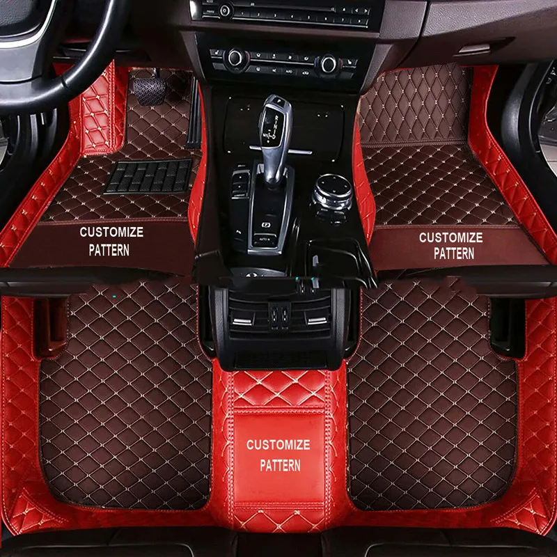 For VOLVO V40 2013 2014 2015 2016 2017 2018 2019 Car floor mats Trunk mat Custom auto foot Pads automobile interior carpet cover