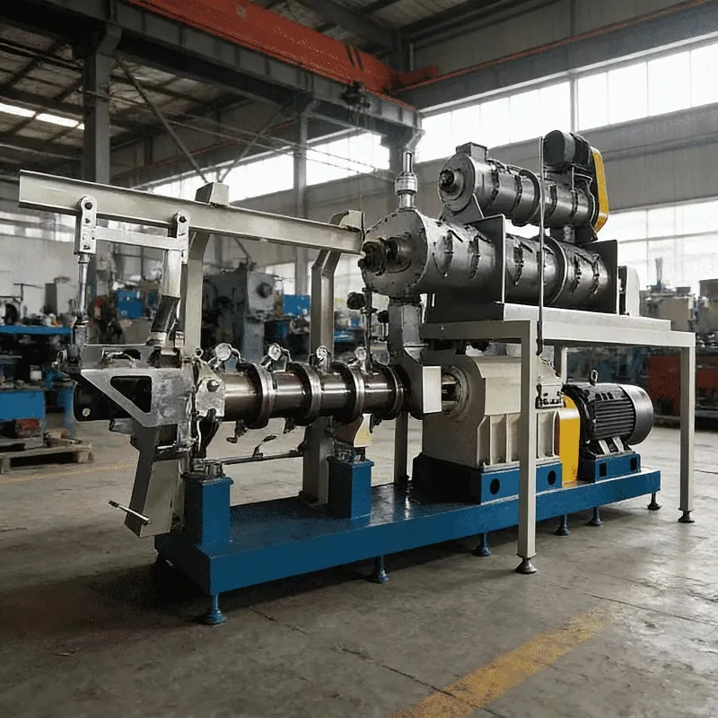 120-150kg/h Stainless Steel Food Grade Fish Feed Pellet Extruder Machine Engine CE ISO9001 Certified 1 Year Warranty for