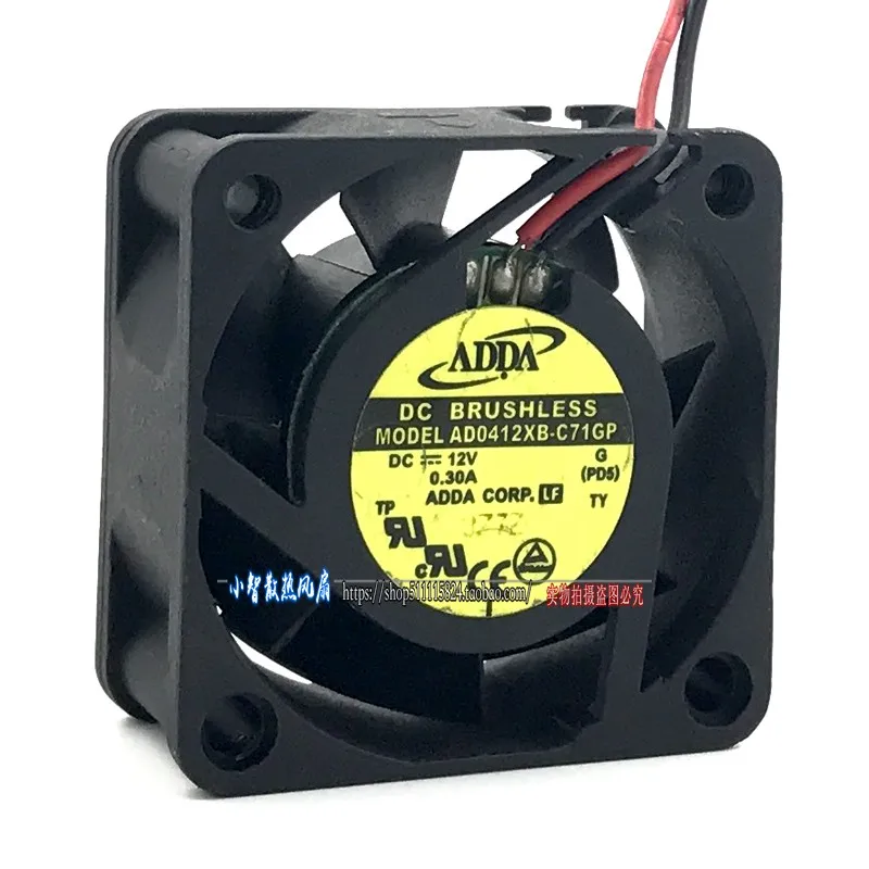 ORIGINAL AD0412XB-C71GP 12V 0.30A 4020 40*40*20mm KIPAS PENDINGIN RADIATOR BARU
