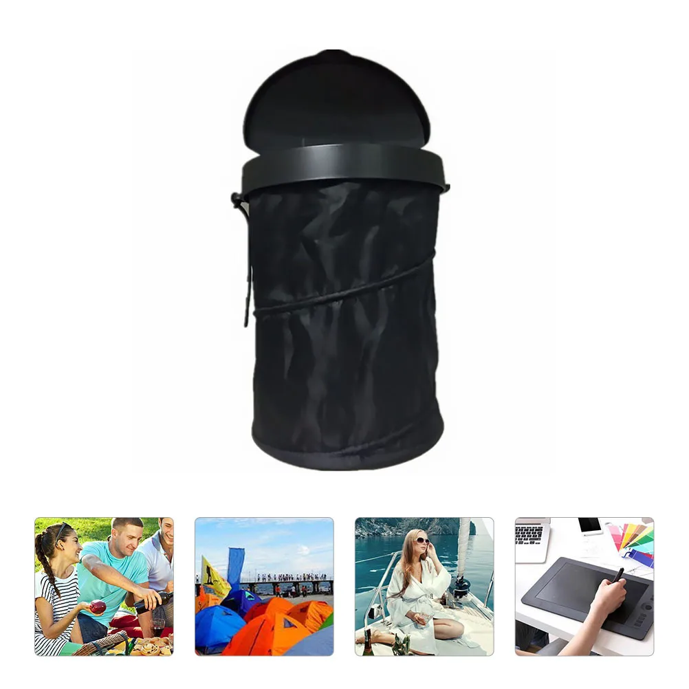 

Car Foldable Trash Can Premium Material Rear Seat Waste Container Organizer Storage Box for Car Auto Truck Garbage Can