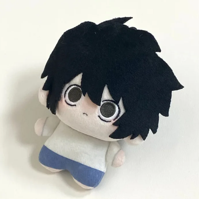 

10cm Mini Goth Style Plush Doll Cotton Stuffed Toy with Star Print Cute Anime Gift for Collectors