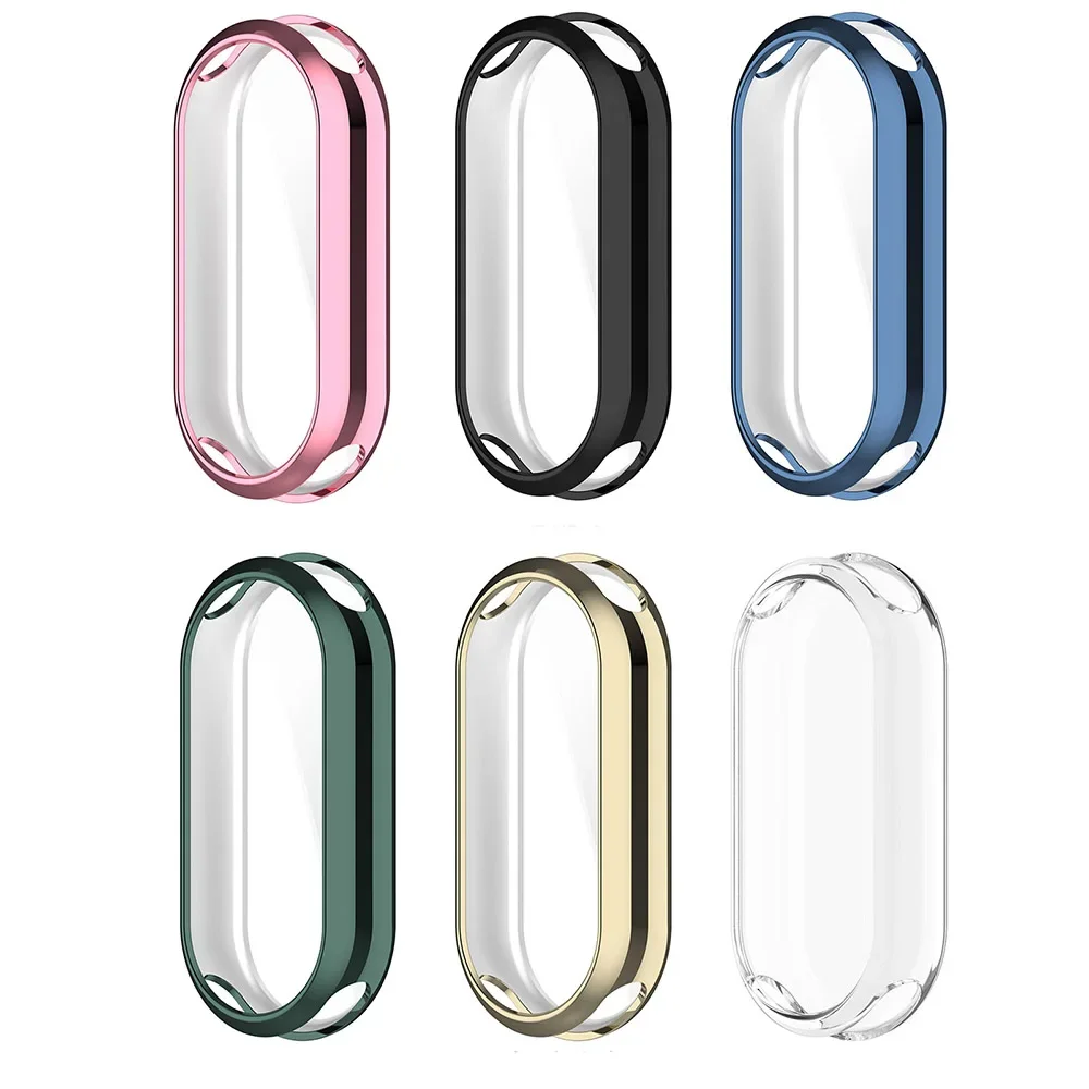 Custodia morbida impermeabile con protezione per schermo per Xiaomi Mi Band 9 Ceramic Special Edition Custodia protettiva in TPU ultrasottile Mi Band 8