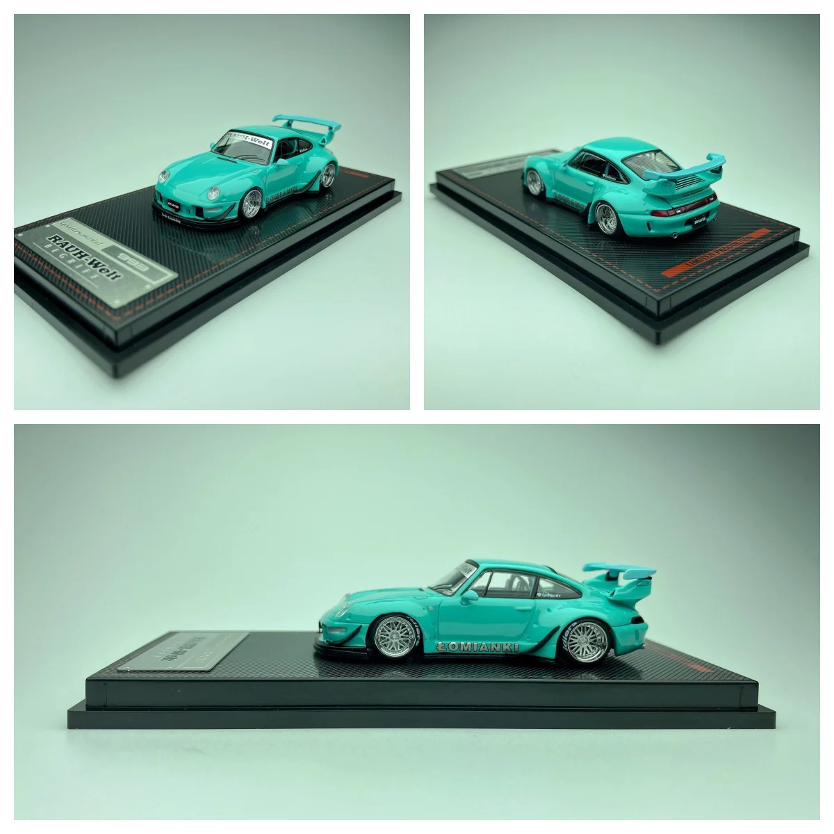 

ignition 1:64 RWB 993 Blue Green IG 3872 Diecast Model Car Collect Limited Edition Alloy