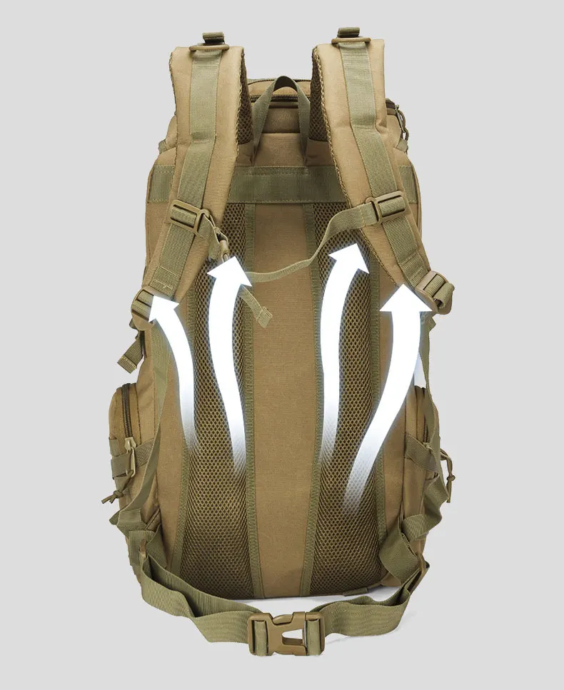 Taktische Rucksack Überleben Tasche Jagd MOLLE Rucksack GYM Für Männer EDC Outdoor Reise Wandern Rucksack Camping Trekking Rucksack – Detail 8