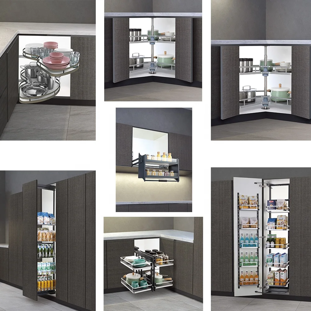 سلة رفع المطبخ سحب أسفل أرفف أسلاك الفولاذ خزائن الحائط رفع رف الأطباق الأجهزة رفع خزانة مخفية هيدروليكية #4