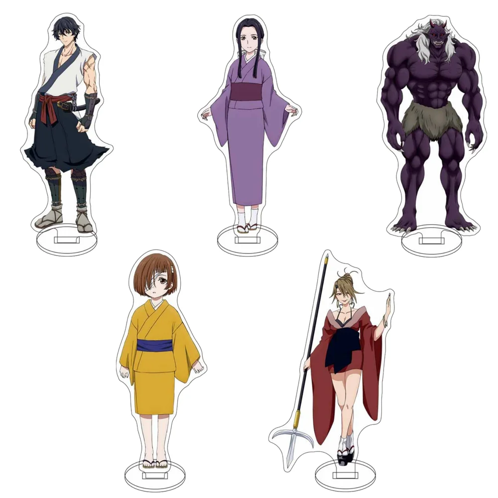 

15CM Anime Sword of the Demon Hunter Kijin Gentōshō Acrylic Keychain Stand Model Character Figure Collectible Goods Gift for Fan