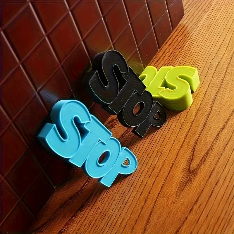 Rolha de porta 3 peças/1 peça, para escritórios, quartos, acessórios para casa, presente de natal, evita que os balançam e os danos