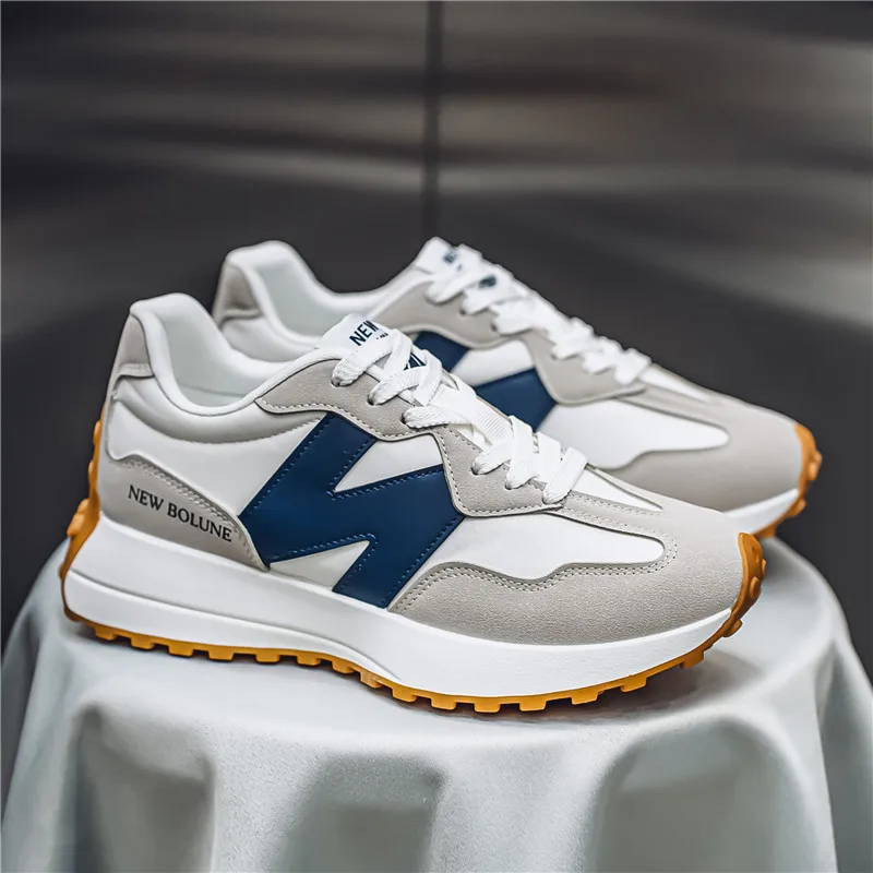 Nuevo par de zapatillas para correr que absorben los golpes, diseño de lujo para hombres y mujeres, zapatos planos de malla transpirables, calzado deportivo para exteriores