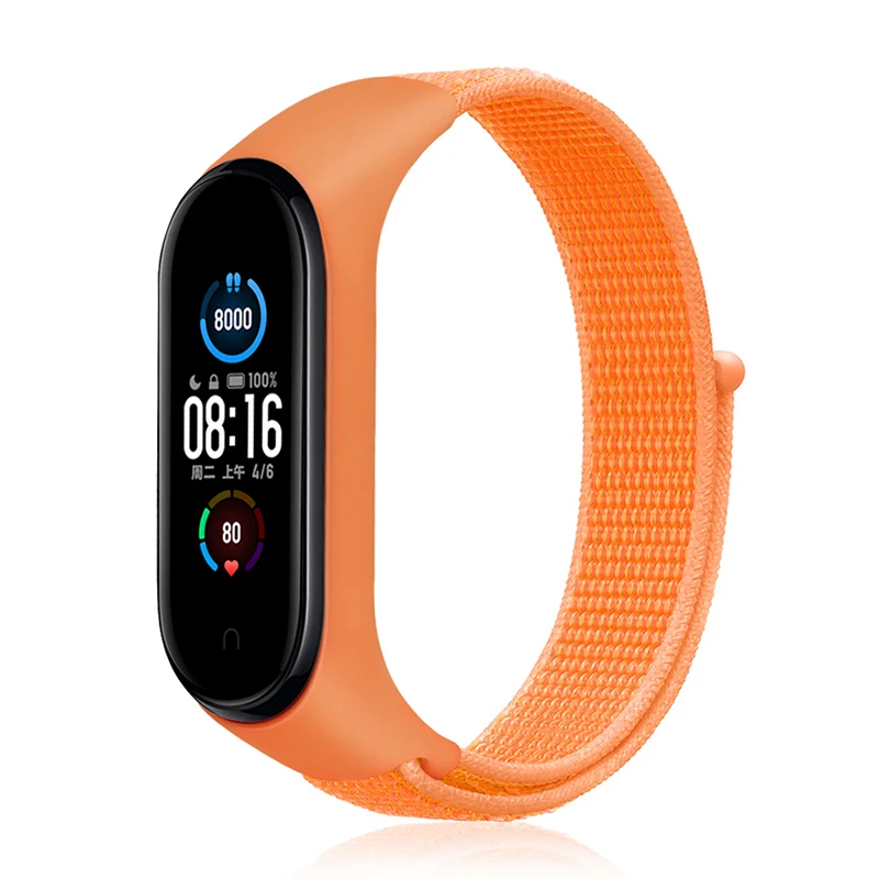 Correa de nailon para Xiaomi Mi Band, pulsera deportiva cómoda, 7, 6, 5, 4, 3