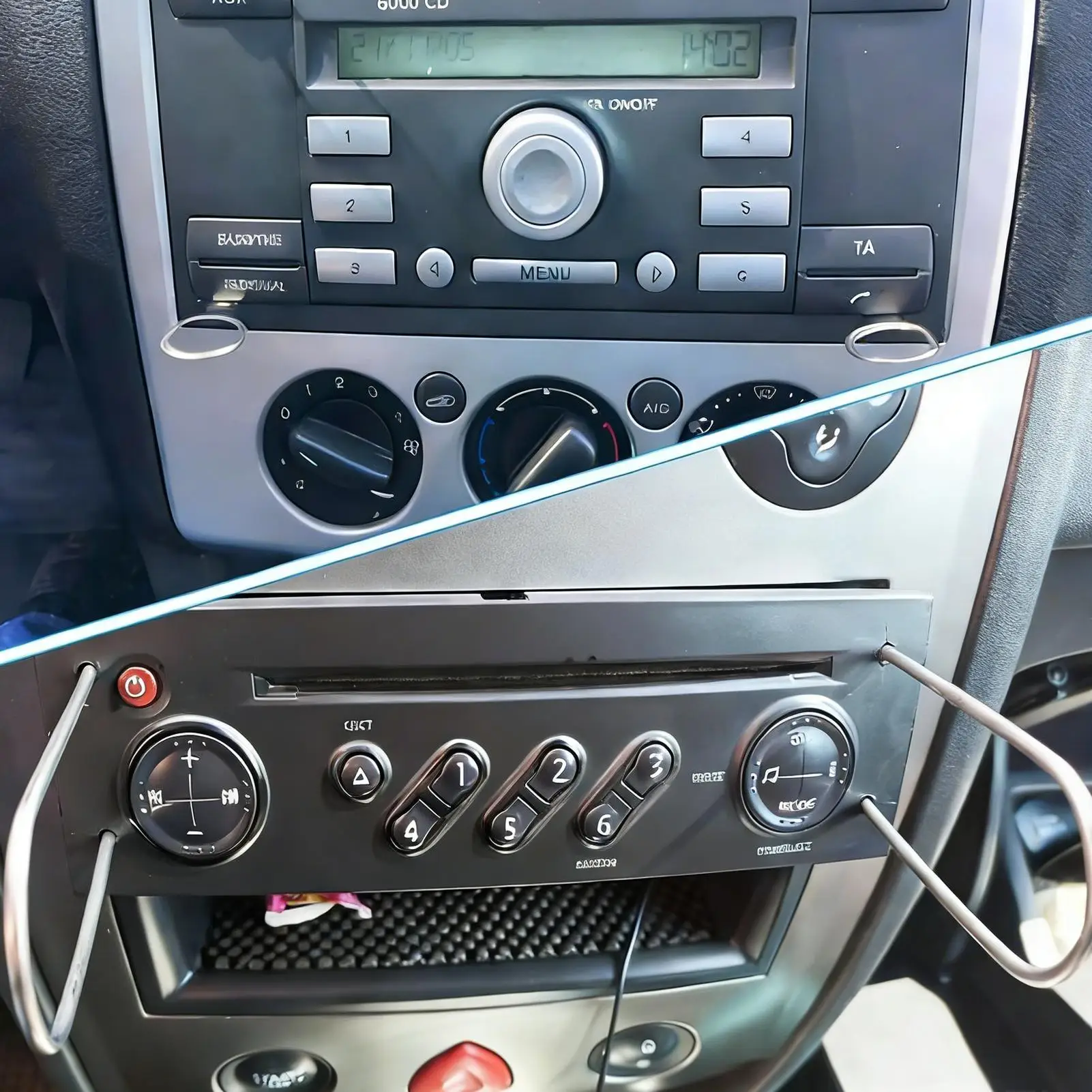 2Pcs Car Stereo Rad…