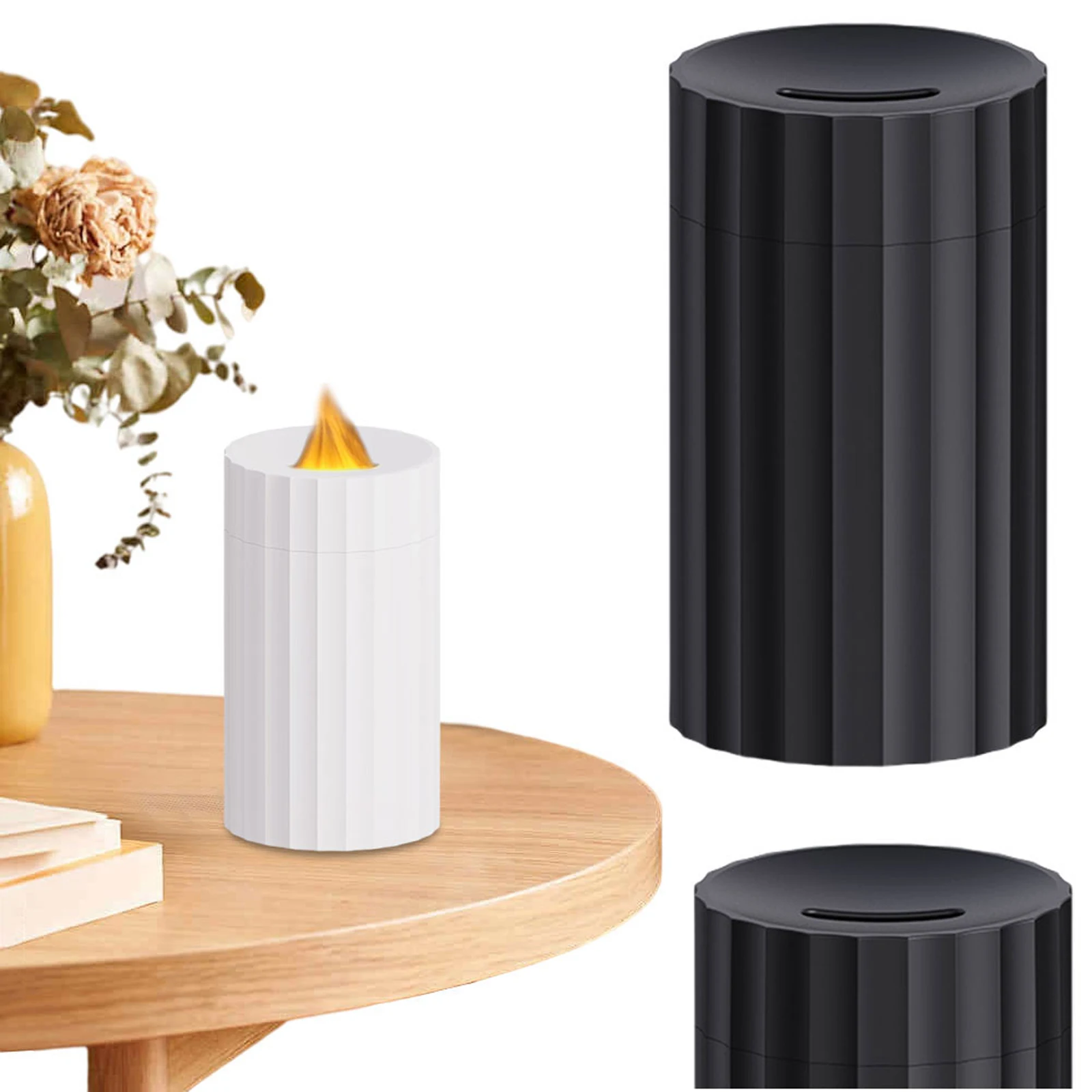 Flame Air Diffuser Humidifier 7 Colors Cool Mist Humidifier Aroma Diffuser for Home Office Gift