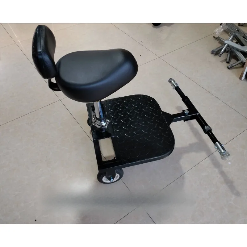 for Wheelchair Trailer Rear Seat Holder Folding Shock Absorption Bucket Carrier
