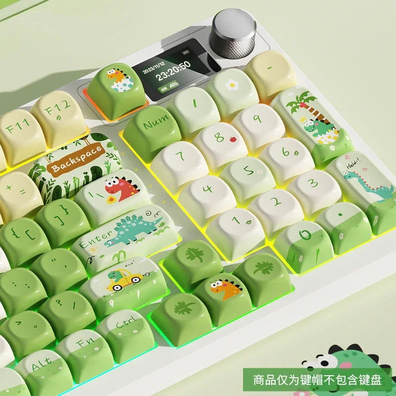 

Cheese bear keycap PBT material full five-sided hot sublimation process round custom keyboard ball cap