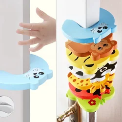 1PC Baby Safety for Newborn Furniture Protection Card Door Stopper Security Cute Animal Care Child Lock Finger Protector