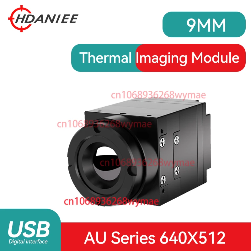 USB AU640 640*512 Customize lens Thermal module for FPV Drone USB Interface Longwave IR 12um Micro thermal imager camera Module