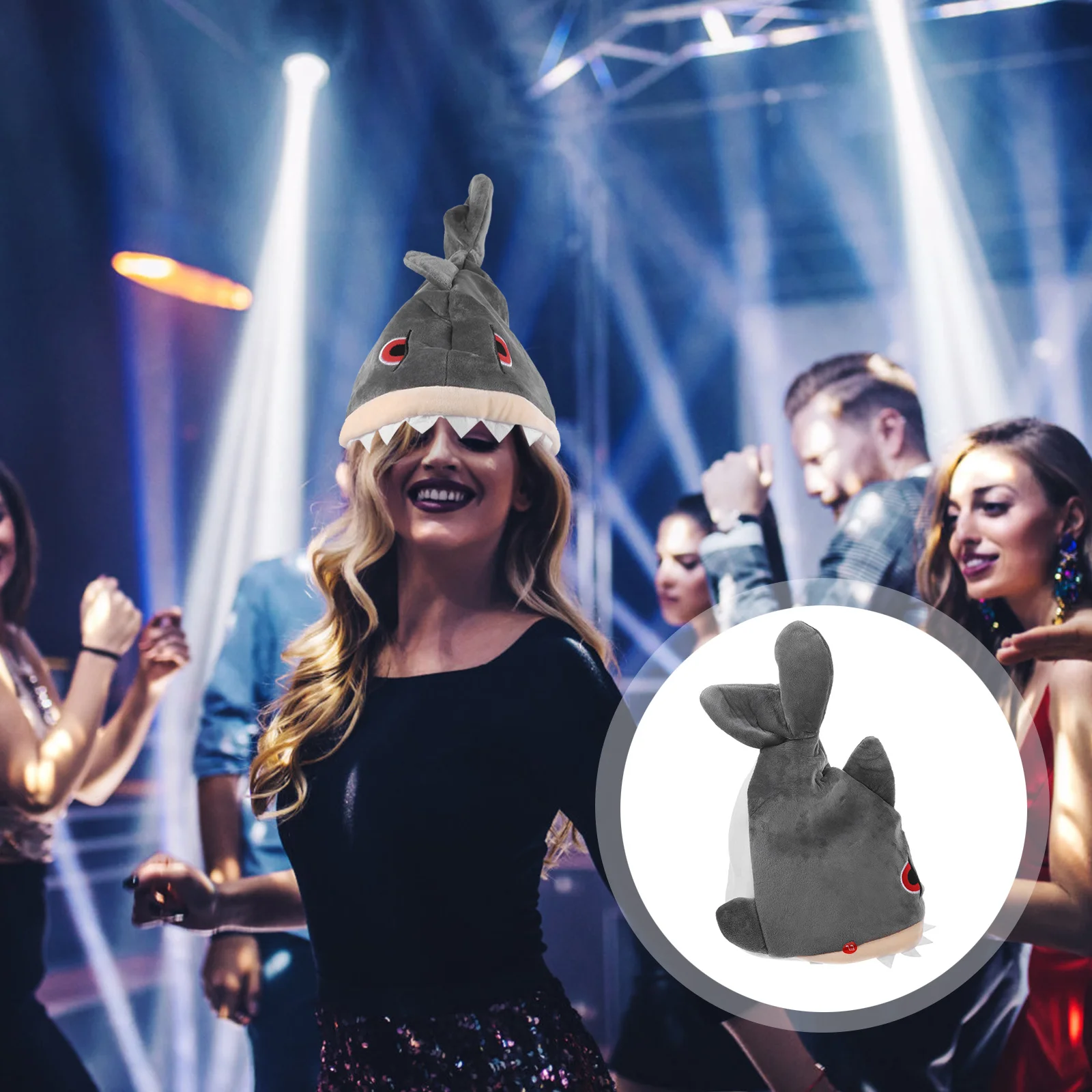 Hochwertiger elektrischer Hai-Hut mit 72 Liedern, lustiger beweglicher Tierhut für Geburtstagsfeier, Kinderkostüm, Karneval, Cosplay, Hai-Hüte