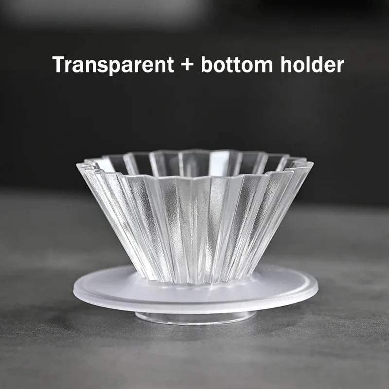 

Бытовая чашка-фильтр оригами, чашка ручной работы для капельного фильтра для кофе, 1-2 человека, V-образная смоляная чашка для торта, анти-капельный фильтр