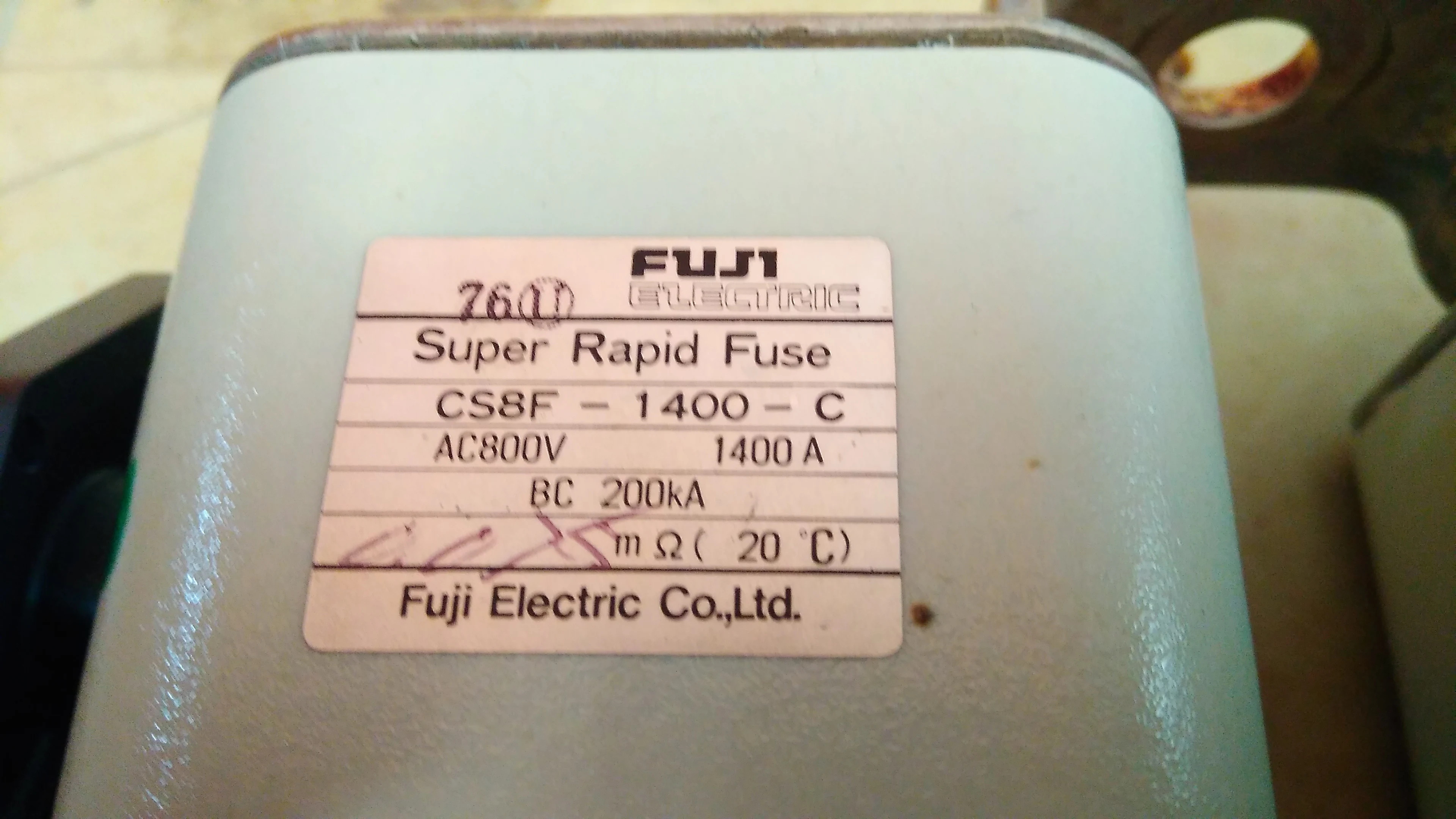 Fuses : CS8F-1400-C 1400A 800V aR