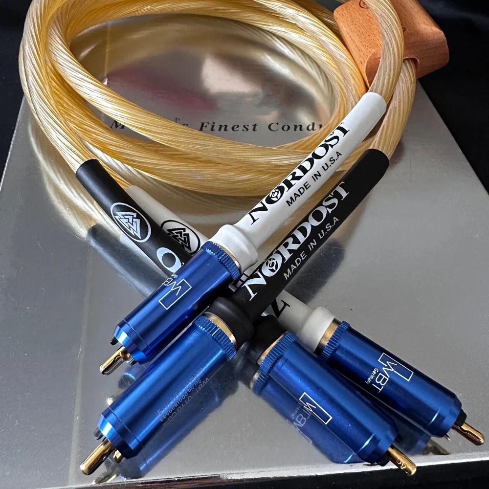 Nordost ODIN 2 Gold  RCA signal cable double lotus sterling silver audio cable CD amplifier tube cable