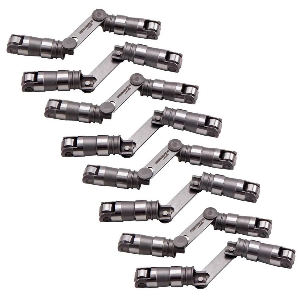 New 16pcs Retro-Fit Hydraulic w/Link Bar Roller Lifter for Ford 302 289 221 400 351 roller lifter s