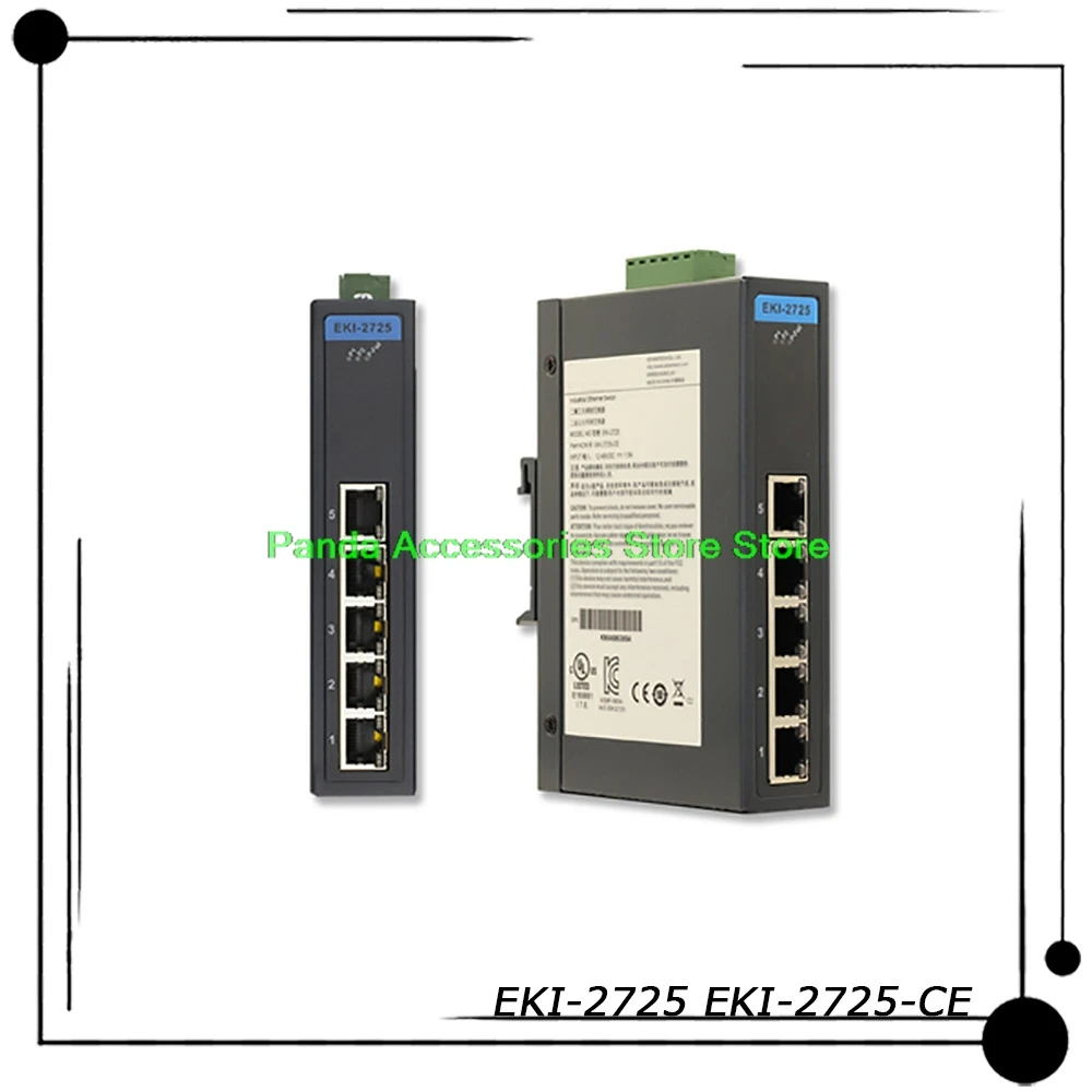 

Для Advantech EKI-2725 EKI-2725-CE 5-Порт Gigabit Industrial Switch