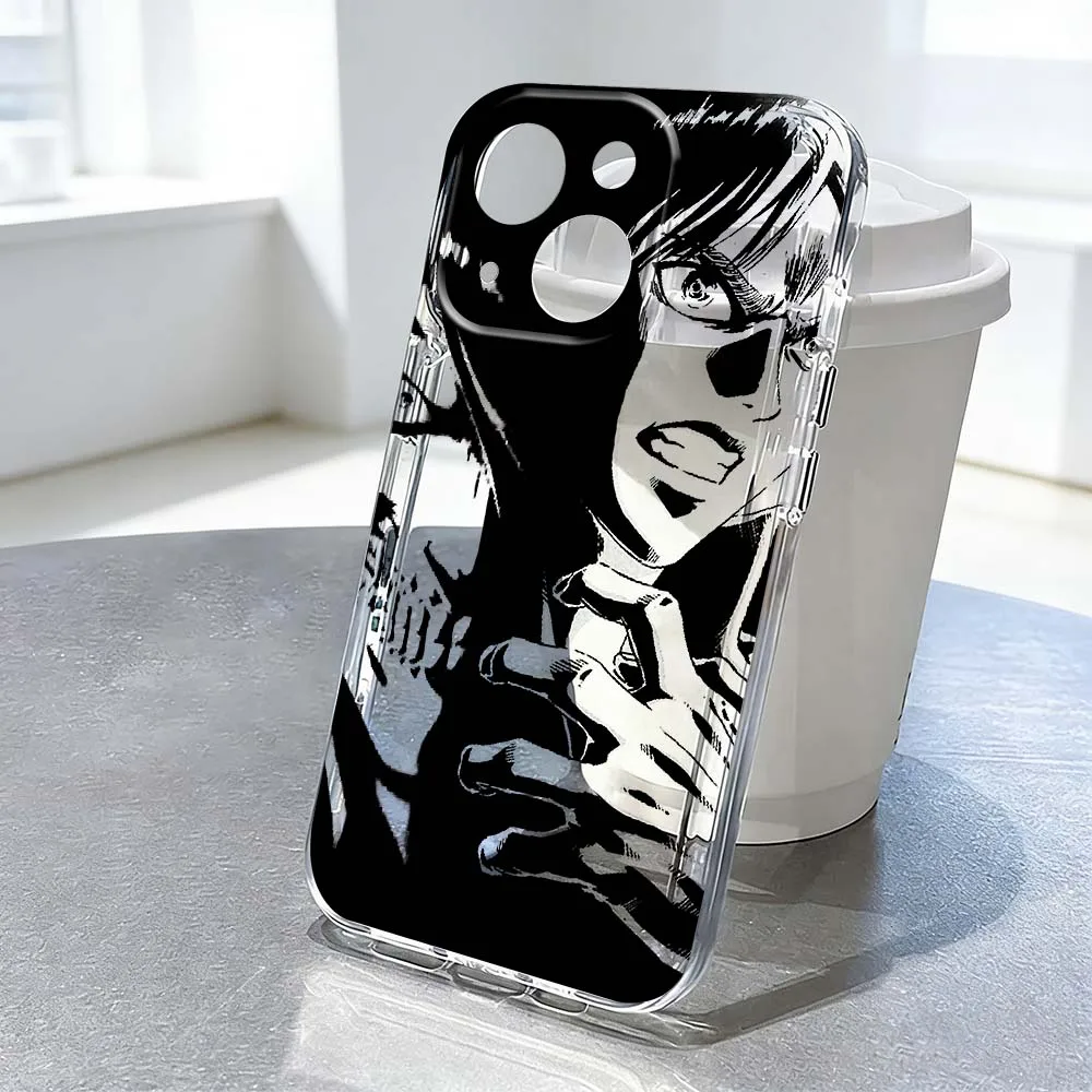 

Anime Attack on Titan Logo Art For Apple iPhone 17 Air 16e 16 15 14 13 12 11 Mini Pro Max Plus Transparent Soft Cover Phone Case