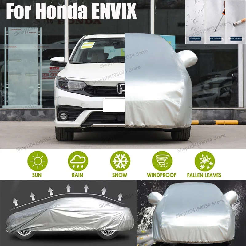 

For Honda ENVIX Auto parts Anti snow Anti dust Sunscreen Anti-uv Anti peeling paint And Anti Rainwater 210t car cover Car cover