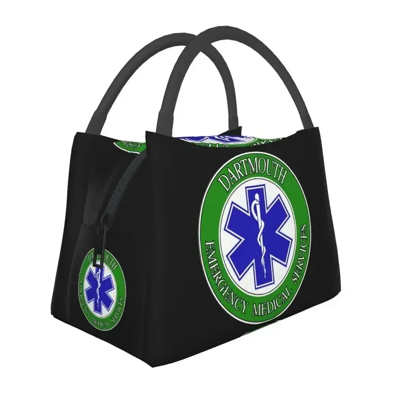 Emt Star Of Life Insulated Lunch Bags for Women Portable Paramedic Thermal Cooler Lunch Box Office Picnic Travel