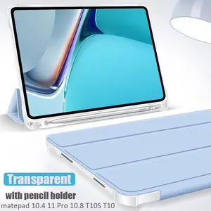 Penutup Kulit Tablet untuk Huawei Matepad 11.5 S SE11 T10S T10 SE 10.4 MatePad 11 Pro 11 10.4 Pro 10.8 V6 V7 dengan Tempat Pensil 8 casing huawei matepad 11 penjualan terbaik - №