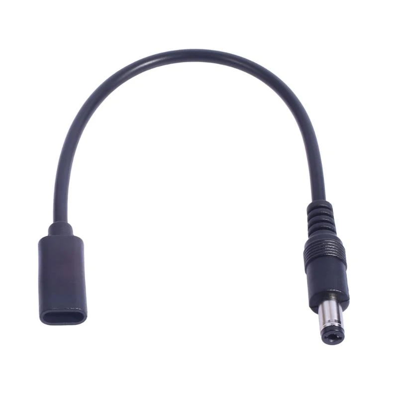 Type C Female To 5.5mmx2.1mm Male Cable Adapter