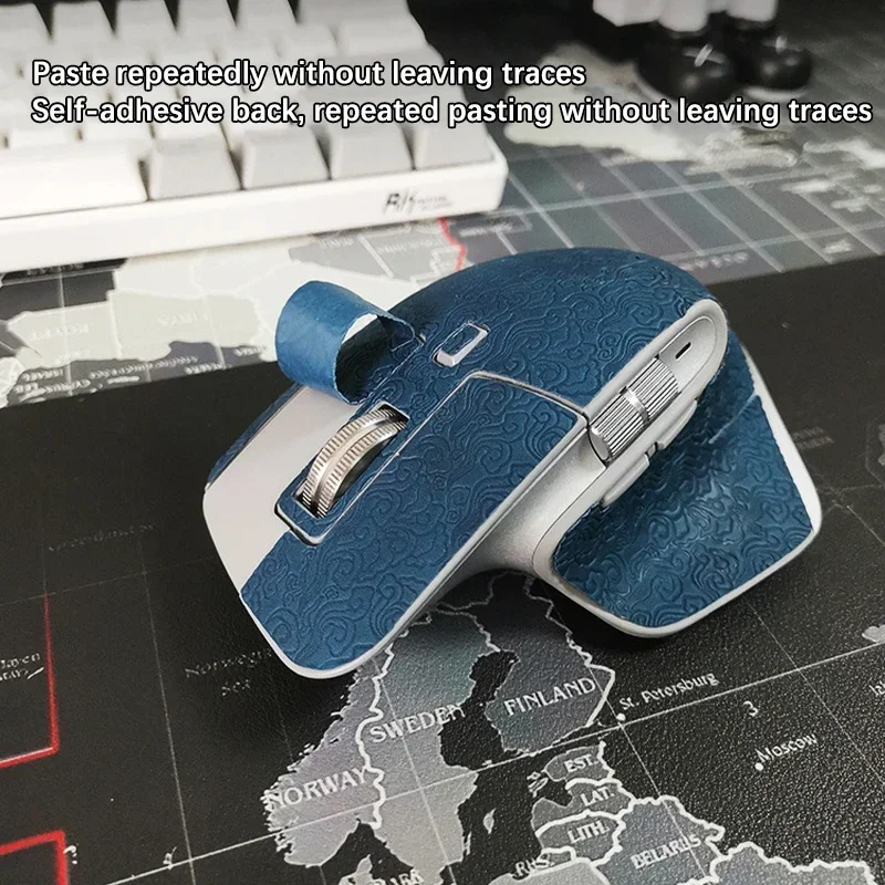 New Mouse Skates Side Stickers DIY Mouse Skin For Logitech Mx Master3 3s Suck Sweat Non Slip Pre Cut Easy Install No Mouse